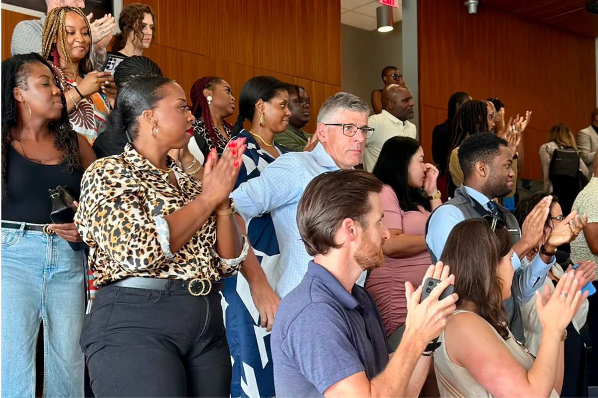 Unbounded 2025 — attendees networking