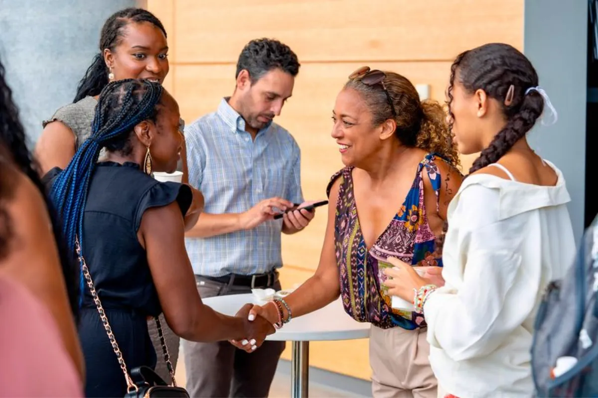 Unbounded 2025 — attendees connecting