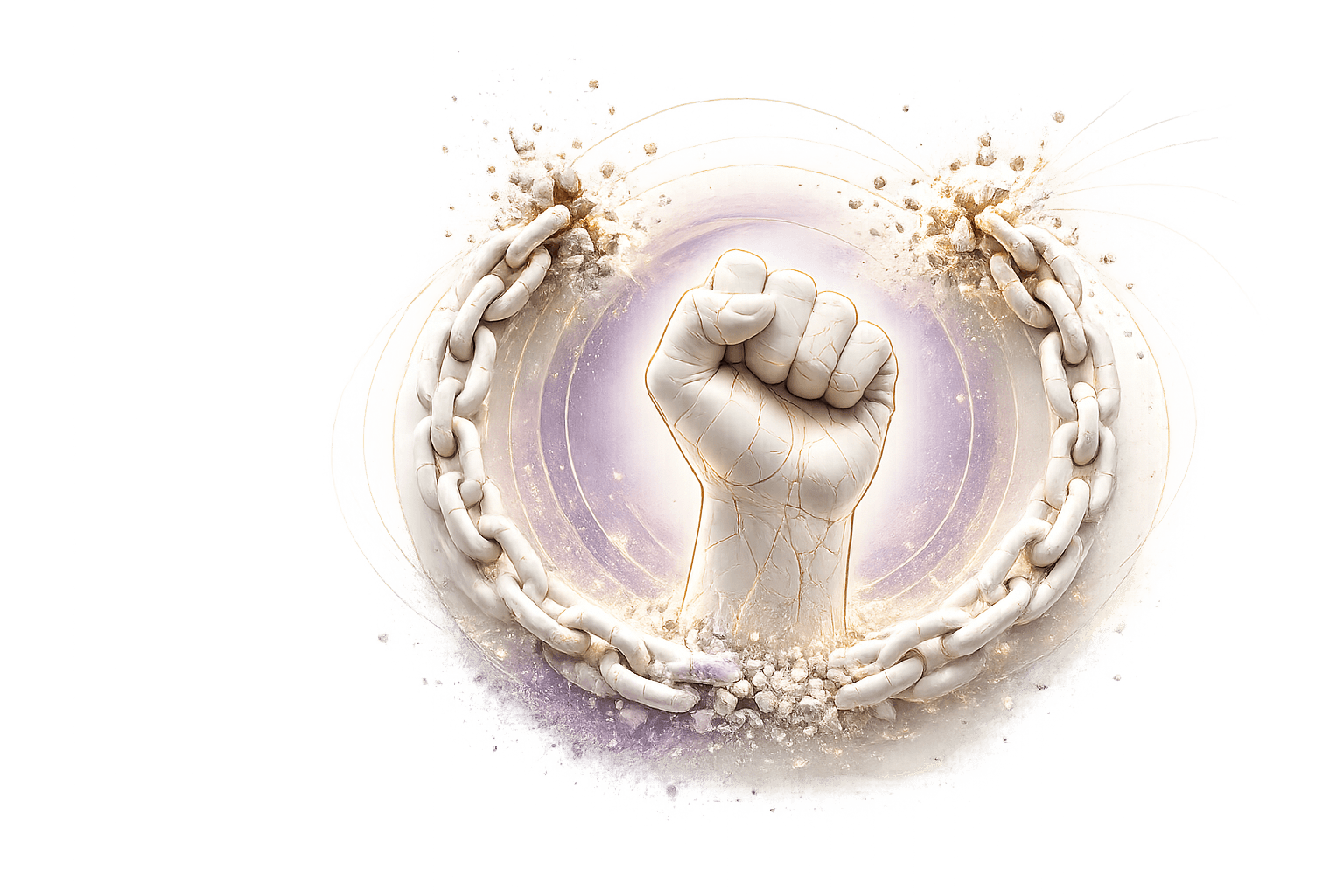 Fist breaking chains — Unbounded 2026